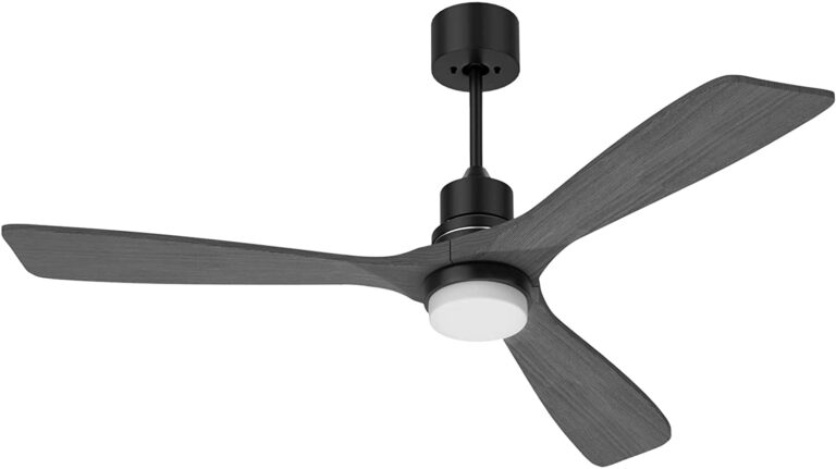 Obabala 52″ Ceiling Fans with Lights Remote Control Modern Wood Ceiling